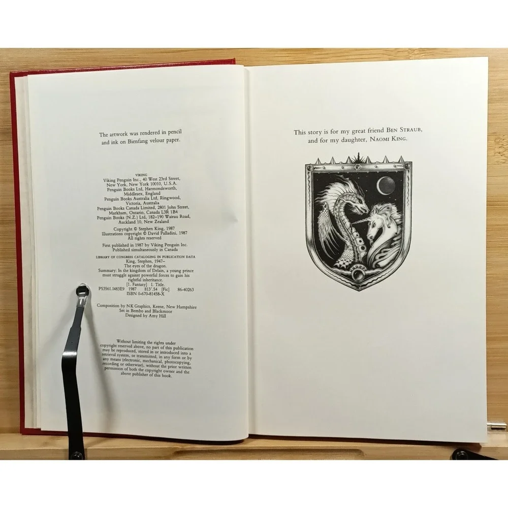The Eyes of the Dragon A Story‎ by Stephen King (1987) STEPHEN KING LIBRARY ED